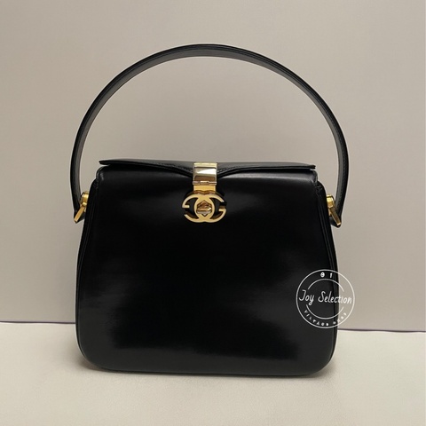 Gucci｜復古Box皮革手提/單肩包