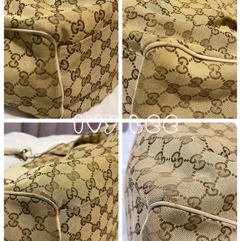 GUCCI 古馳 女用 211944 米白色手提包 肩背包 二手精品-4