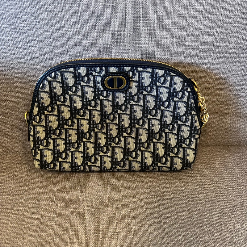 Dior 老花化妝包改造斜背包-1