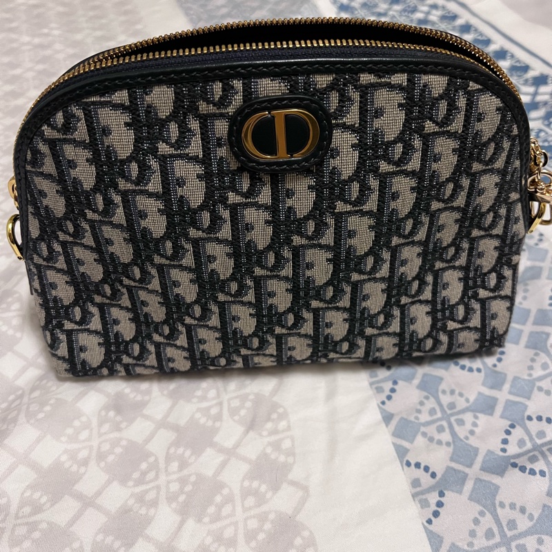 Dior 老花化妝包改造斜背包-2