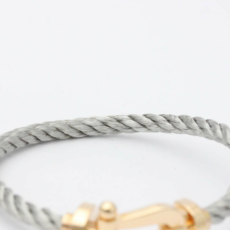 【日本直送】Fred Force 10 大號款玫瑰金 (18K)，不銹鋼無石吊飾手鍊玫瑰金-6