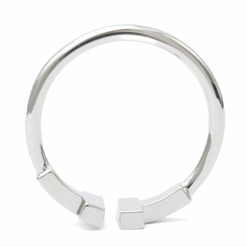 【日本直送】Tiffany T 線戒指白金 (18K) 時尚鑽石戒指銀-1