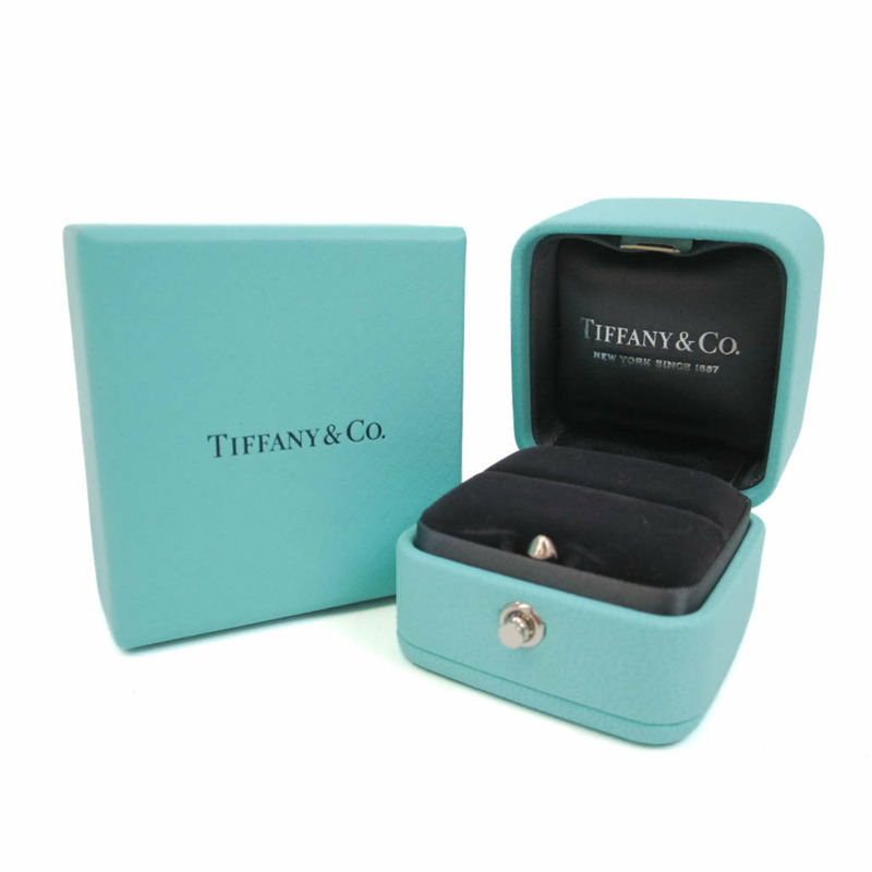 【日本直送】Tiffany T 線戒指白金 (18K) 時尚鑽石戒指銀-9