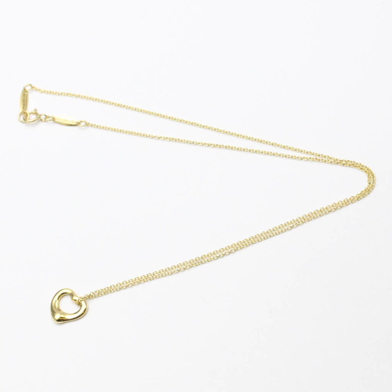 【日本直送】蒂芙尼 Open Heart 黃金 (18K) 無石男女時尚吊墜項鍊-10