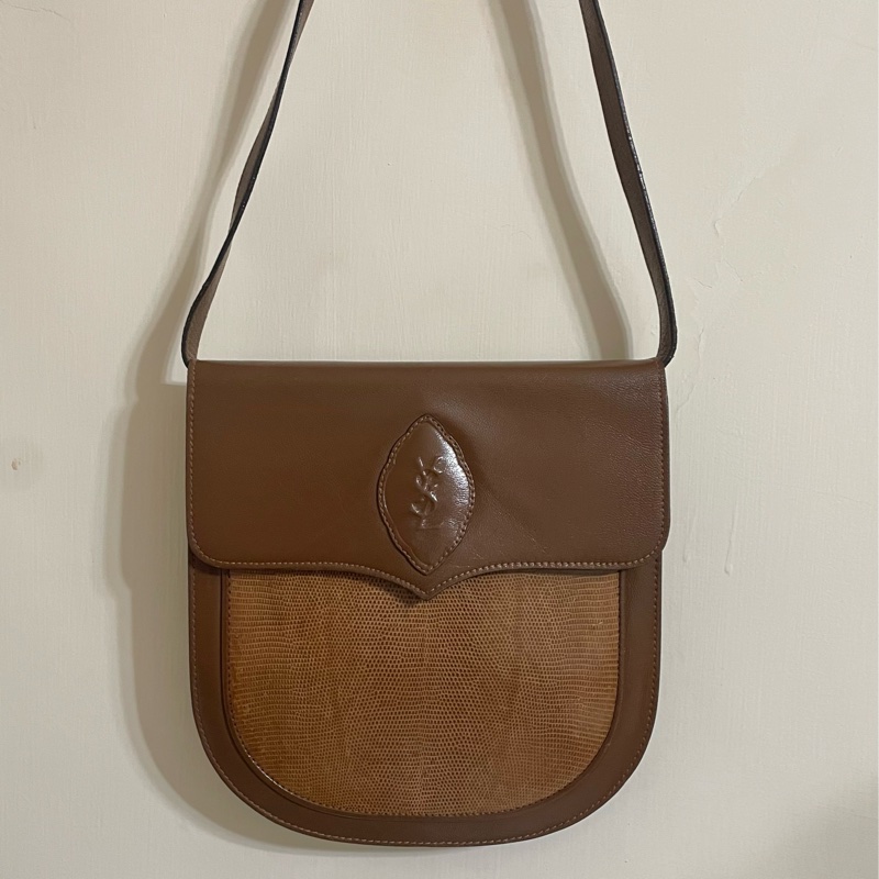 YSL(Yves Saint Laurent)-蜥蜴皮風琴包-0