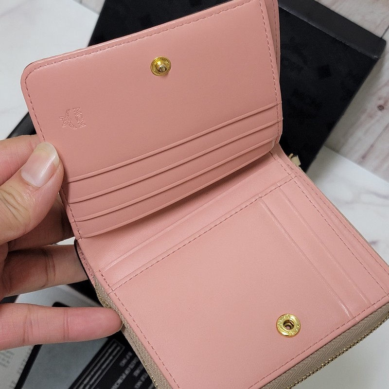 MCM 短夾 錢包 雙面兔子錢包-7