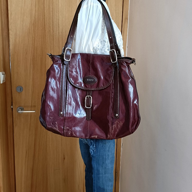 TOD'S  午夜紫手提包-6