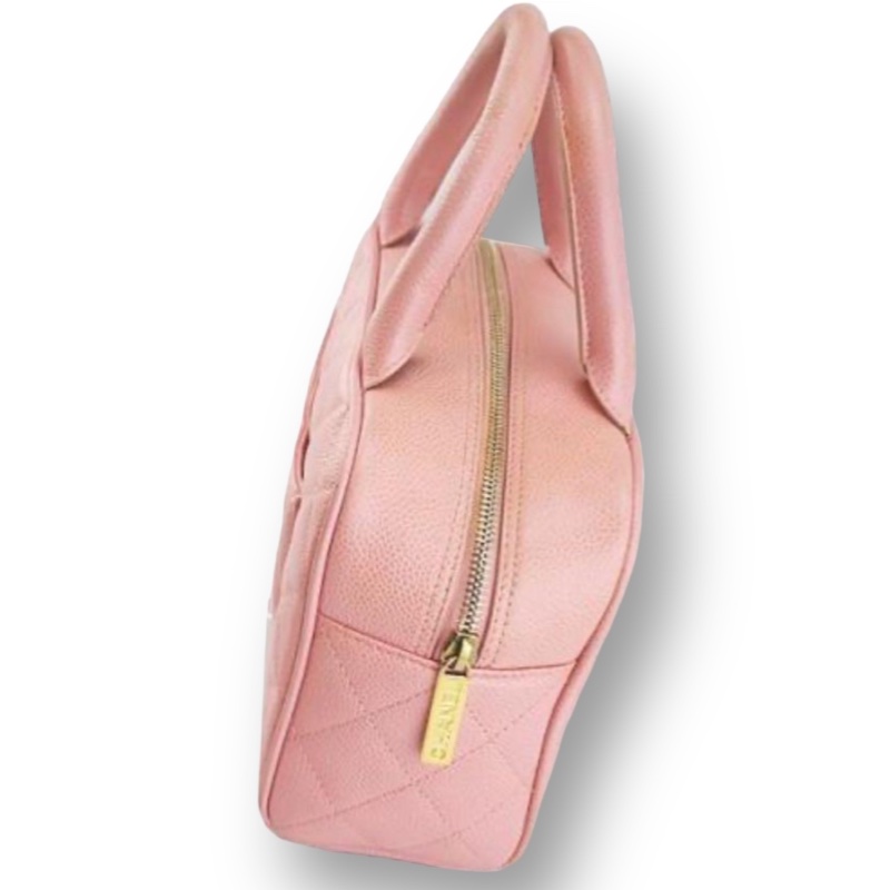 🍒Chanel荔枝皮波士頓包 2F230306-1-4