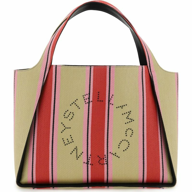 【義大利直送】全新品 “STELLA LOGO”拉菲草手提包-1