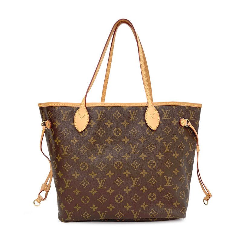 【LV】Neverfull MM 老花手提包 托特包-1