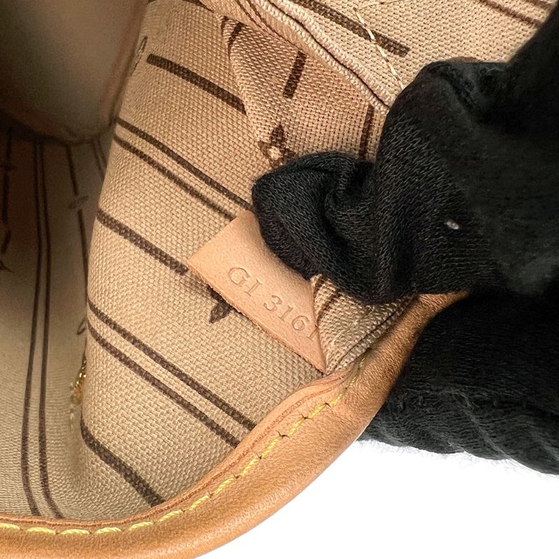 【LV】Neverfull MM 老花手提包 托特包-7