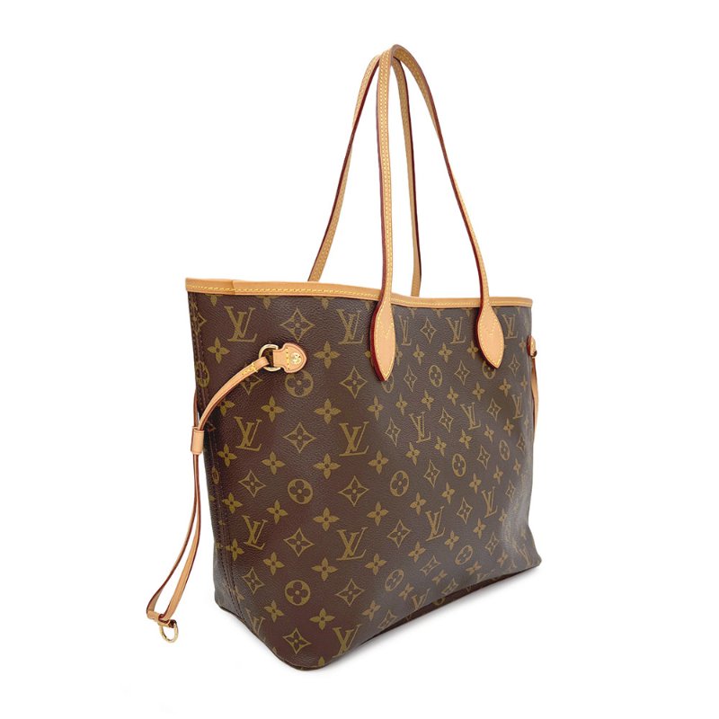 【LV】Neverfull MM 老花手提包 托特包-3