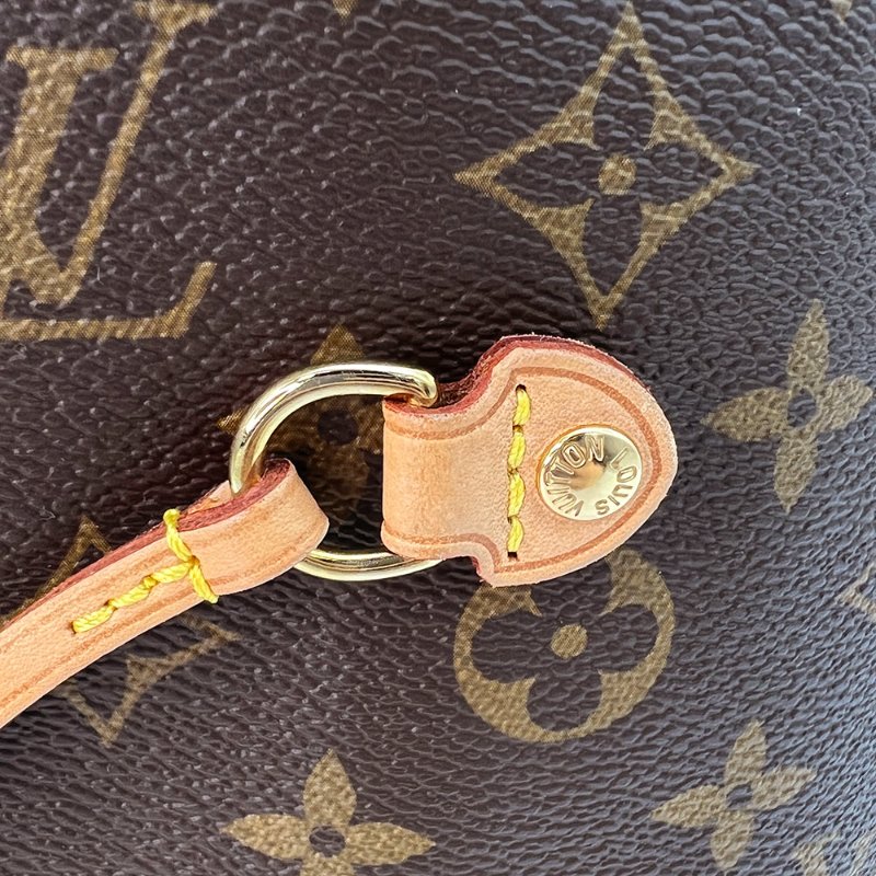 【LV】Neverfull MM 老花手提包 托特包-10