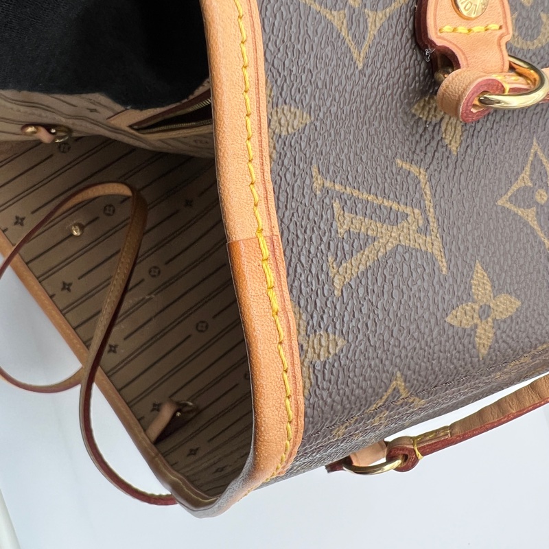 【LV】Neverfull MM 老花手提包 托特包-13