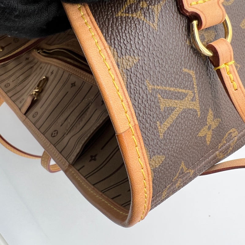 【LV】Neverfull MM 老花手提包 托特包-14