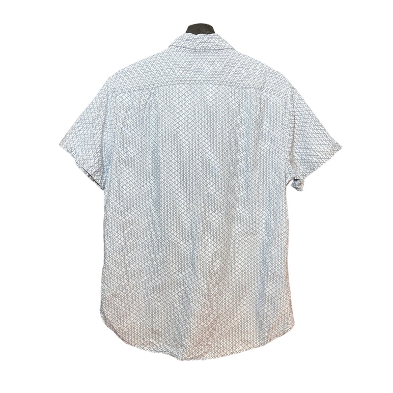 顛復古⚡️美國J.CREW三角幾何拼貼圖型短袖襯衫❤️男女皆可F0307011-5