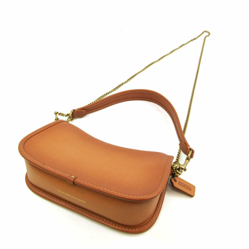 【日本直送】Coach Swinger 20 C2643 女士皮革手提包,單肩包 棕色-1