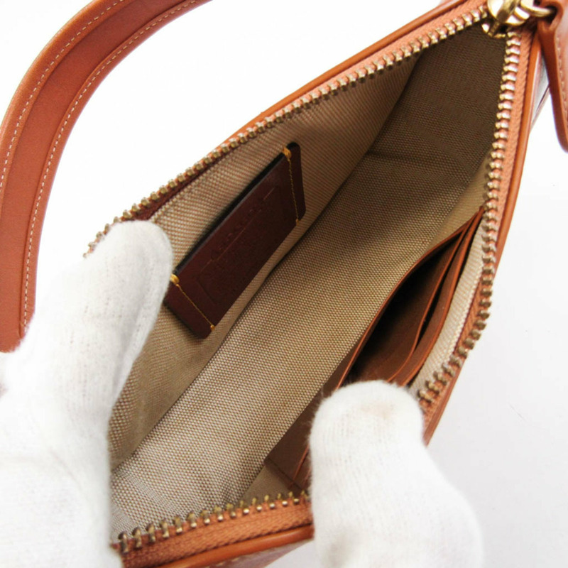 【日本直送】Coach Swinger 20 C2643 女士皮革手提包,單肩包 棕色-2