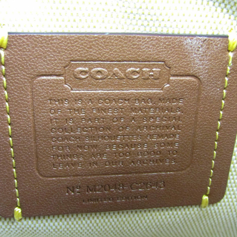 【日本直送】Coach Swinger 20 C2643 女士皮革手提包,單肩包 棕色-9