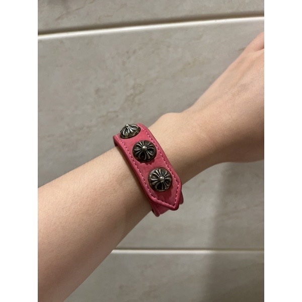 chrome hearts克羅心 皮手環-0