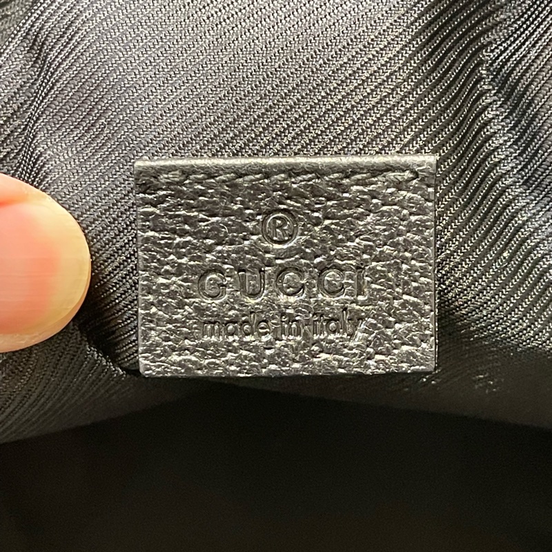 GUCCI gg supreme黑色老花帆布元寶手提包✨包況優超甜價-12