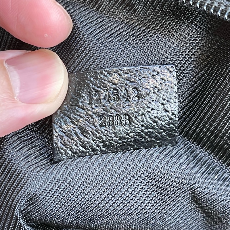 GUCCI gg supreme黑色老花帆布元寶手提包✨包況優超甜價-13