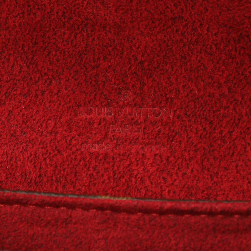 【日本直送】中古LOUIS VUITTON[AB]Sonatine 老花手提包 PVC 真皮 棕色-3