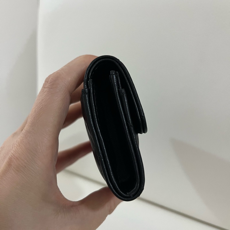 Chanel AP0214 黑色金釦零錢包-4