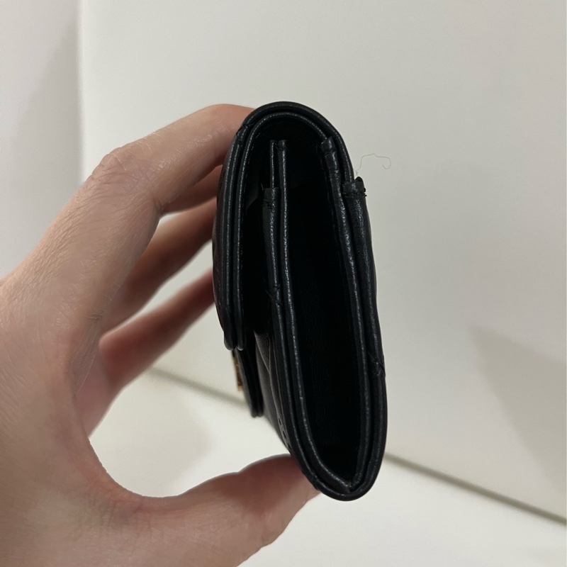 Chanel AP0214 黑色金釦零錢包-5