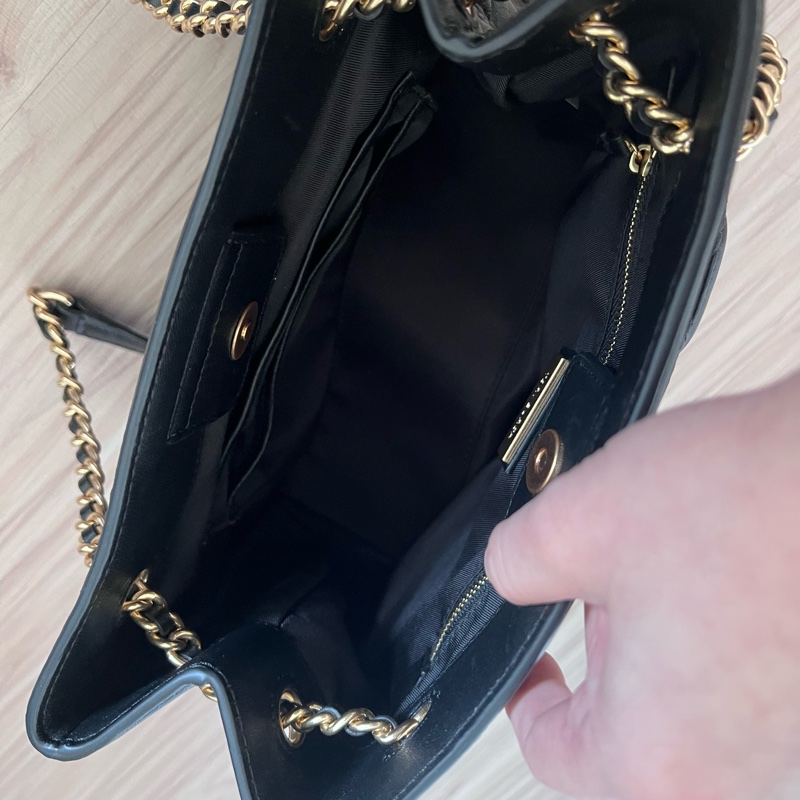 Tory Burch 菱格紋羊皮托特包-6