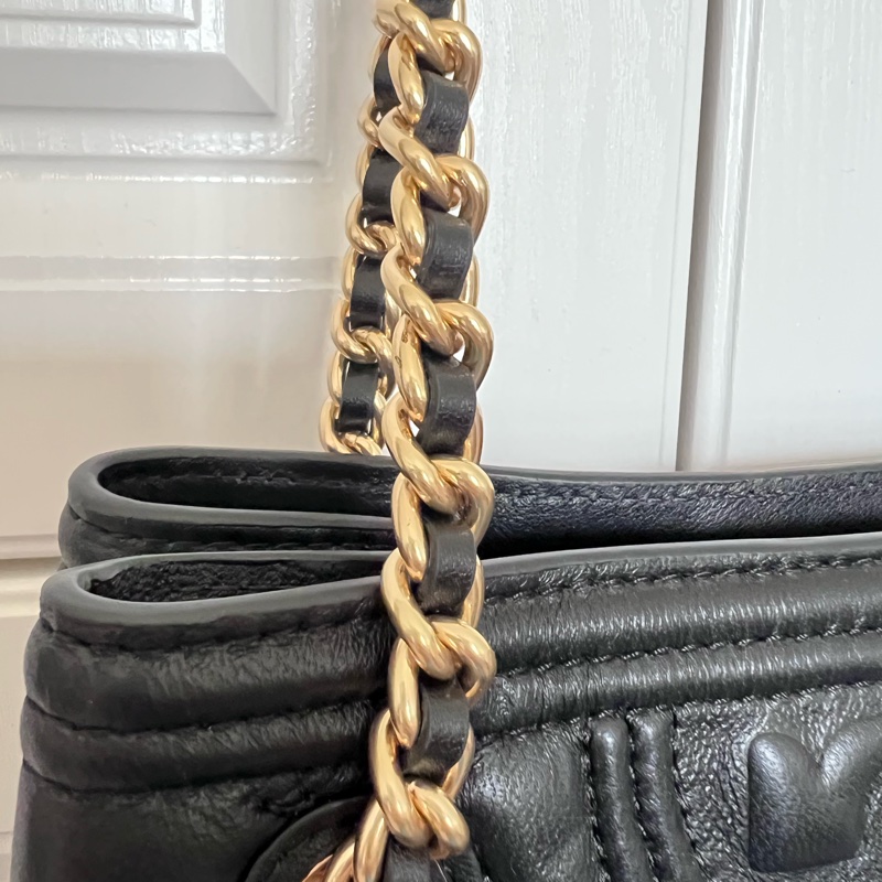 Tory Burch 菱格紋羊皮托特包-8