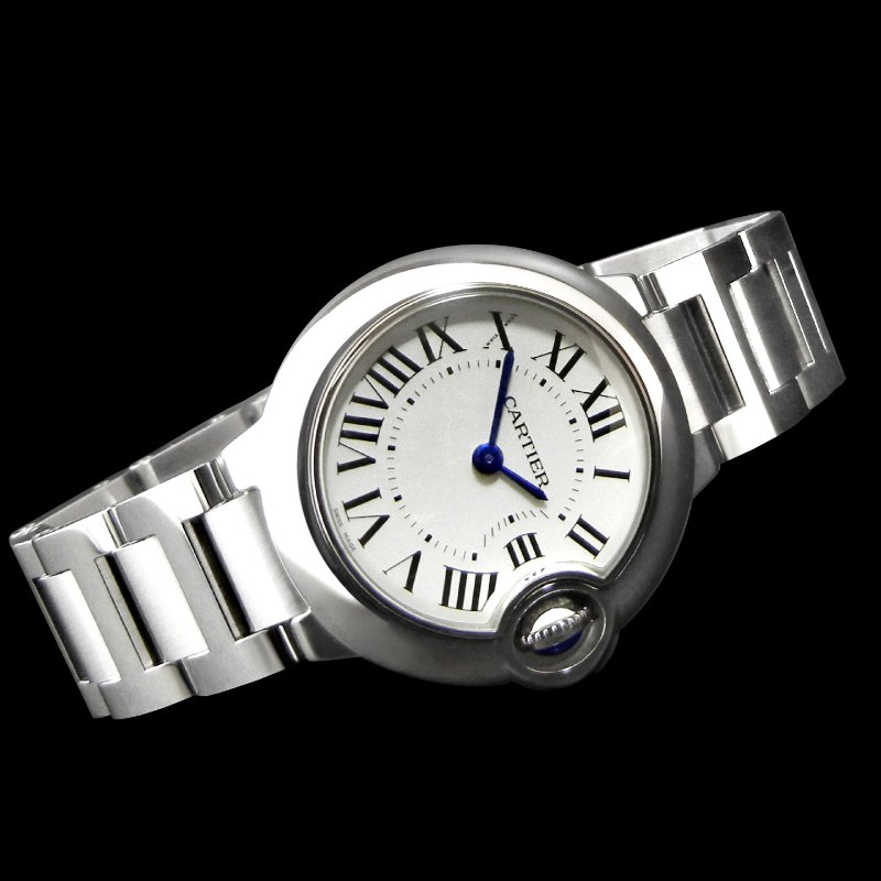 金鐸精品~W842 CARTIER 卡地亞 BALLON BLEU 28mm 小型款藍氣球 石英女用腕錶 近全新品-1