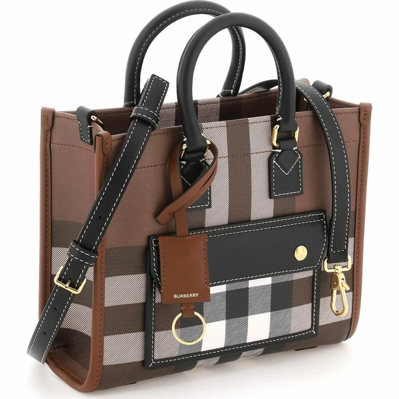 【義大利直送】全新品 格紋格紋“FREYA”手提包-3