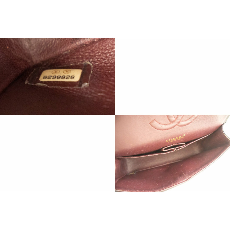 【日本直送】CHANEL 2.55 雙翻蓋中號鏈條單肩包黑色小羊皮-8