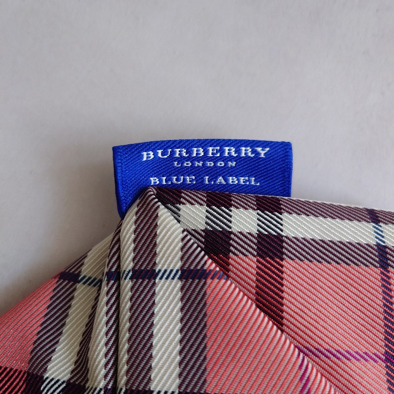 BURBERRY LONDON BLUE LABEL 經典小水餃包 粉橘色-4