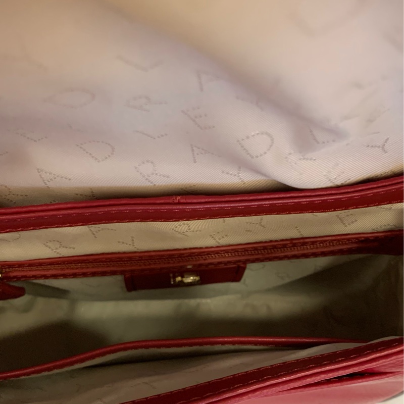 Radley 英國倫敦紅色鱷魚紋翻蓋包-7