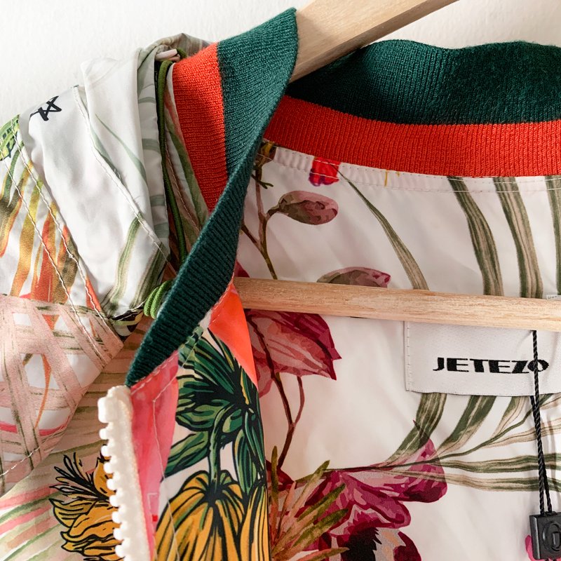 全新 JETEZO 獨特設計花樣長版外套 後腰身設計 可拆式連身帽 輕量透薄舒適 風衣 設計師品牌【壽司羊羊】精品-4