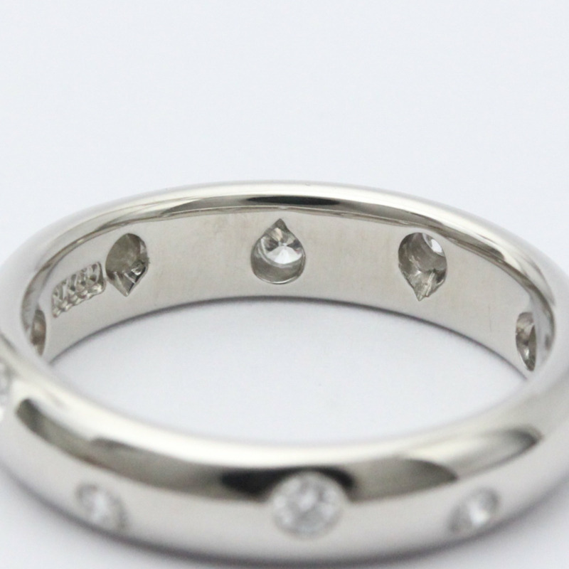 【日本直送】拋光蒂芙尼圓點鑽石戒指美國 5.5 顆鑽石鉑金 BF558132-6