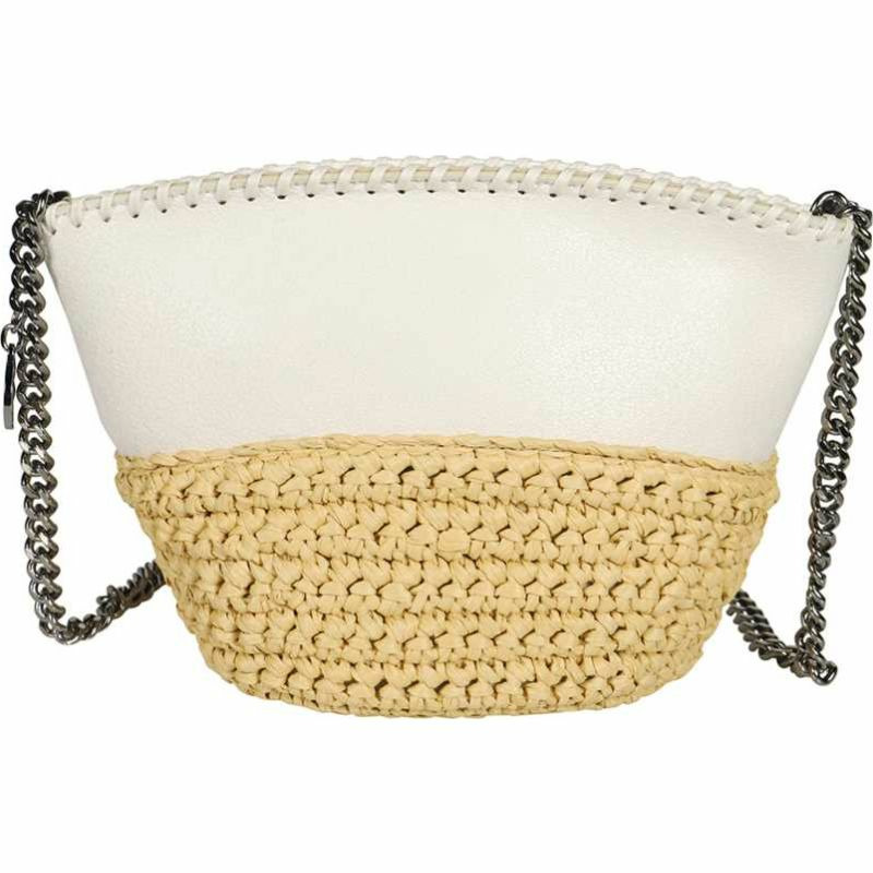 【義大利直送】全新品 Falabella 拉菲草迷你單肩包-0