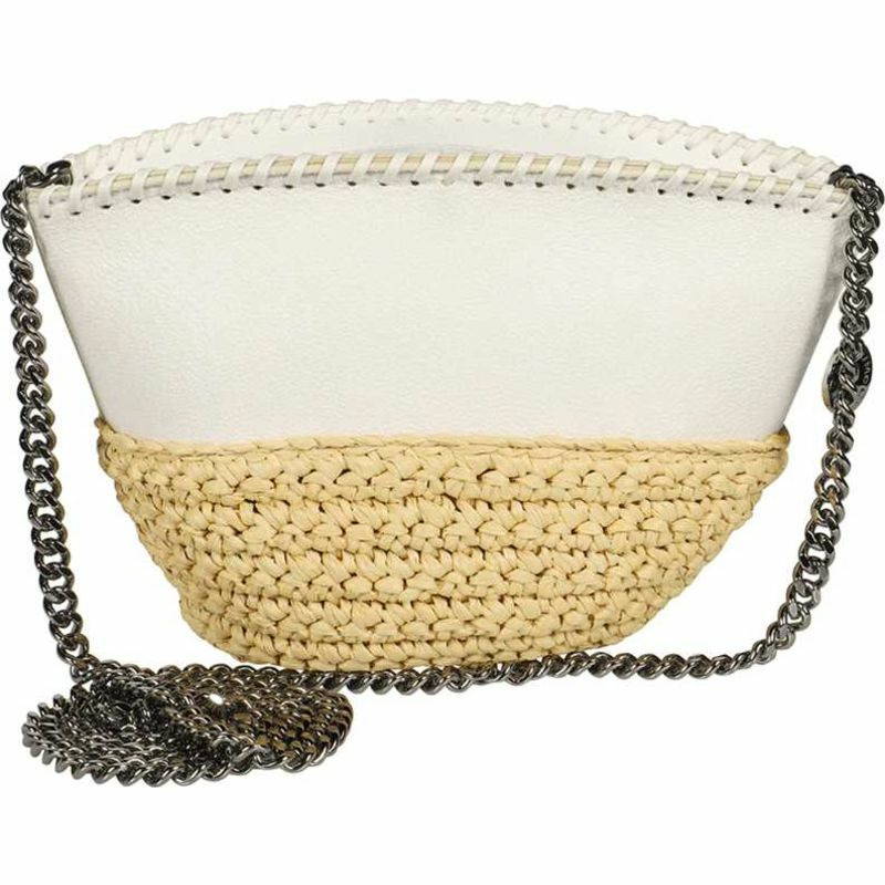 【義大利直送】全新品 Falabella 拉菲草迷你單肩包-1