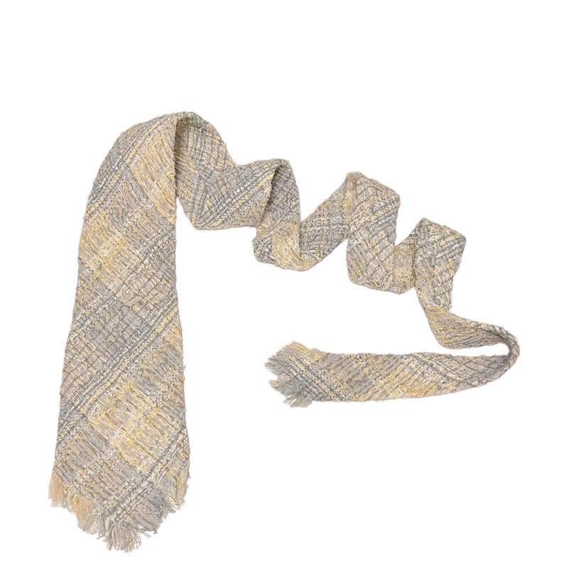 🌈CHANEL 毛呢領帶配件 2F230318-7-0