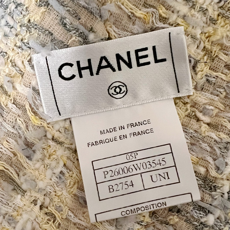 🌈CHANEL 毛呢領帶配件 2F230318-7-2