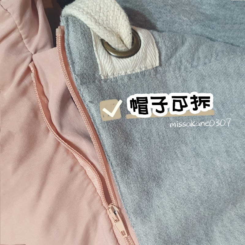 【已保留】 SLY 品牌▪︎寶寶粉▪︎連帽厚舖棉背心-7