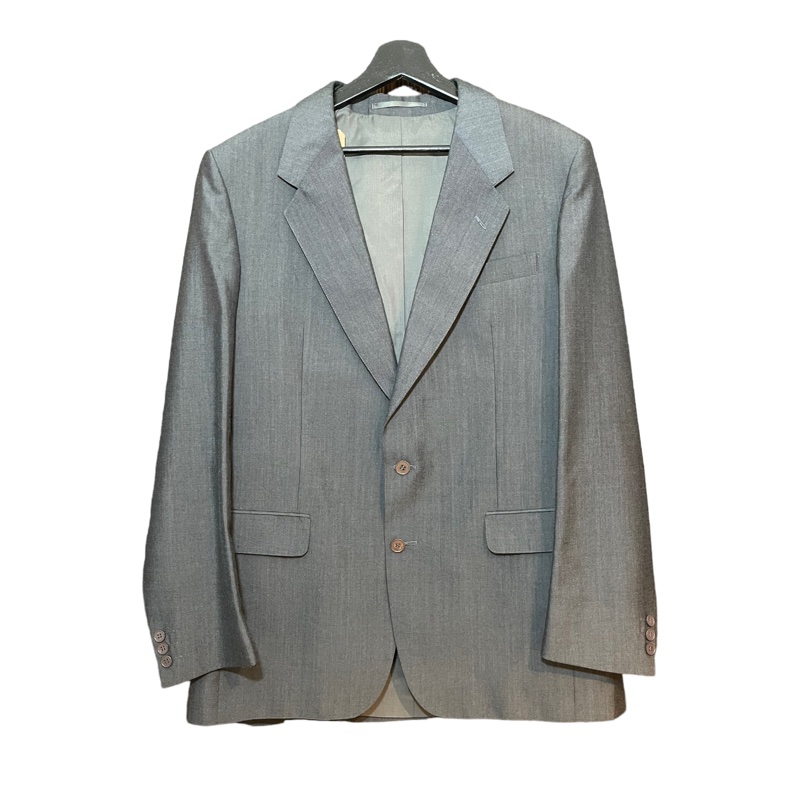 顛復古⚡️灰色系羊毛混紡寬領西裝外套❤️古著男女皆可F0315002-0