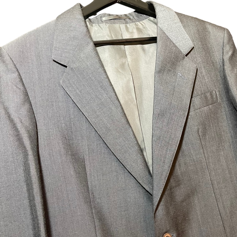 顛復古⚡️灰色系羊毛混紡寬領西裝外套❤️古著男女皆可F0315002-2