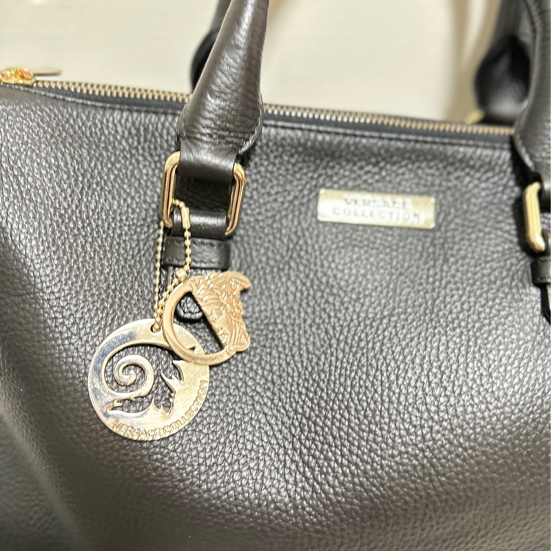 Versace 低調輕奢全皮 手提包/側背包（真皮不用兩萬）-3