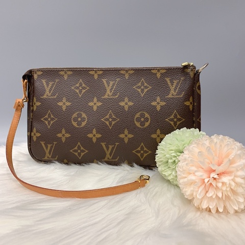 Louis Vuitton LV 老花字紋 腋下包/手提包/肩背包/化粧包/麻將包