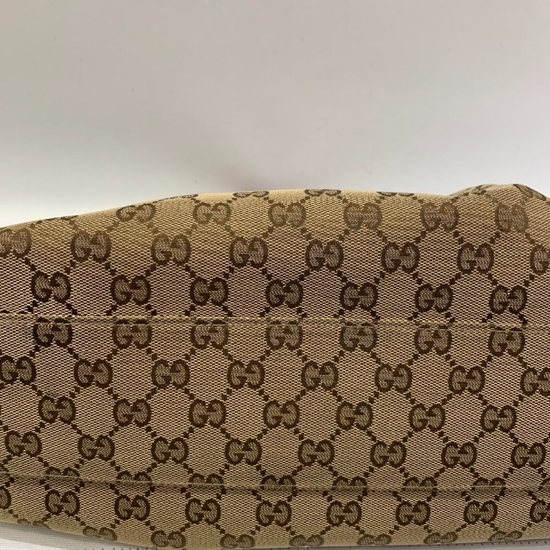 GUCCI GG紅邊帆布托特包-9