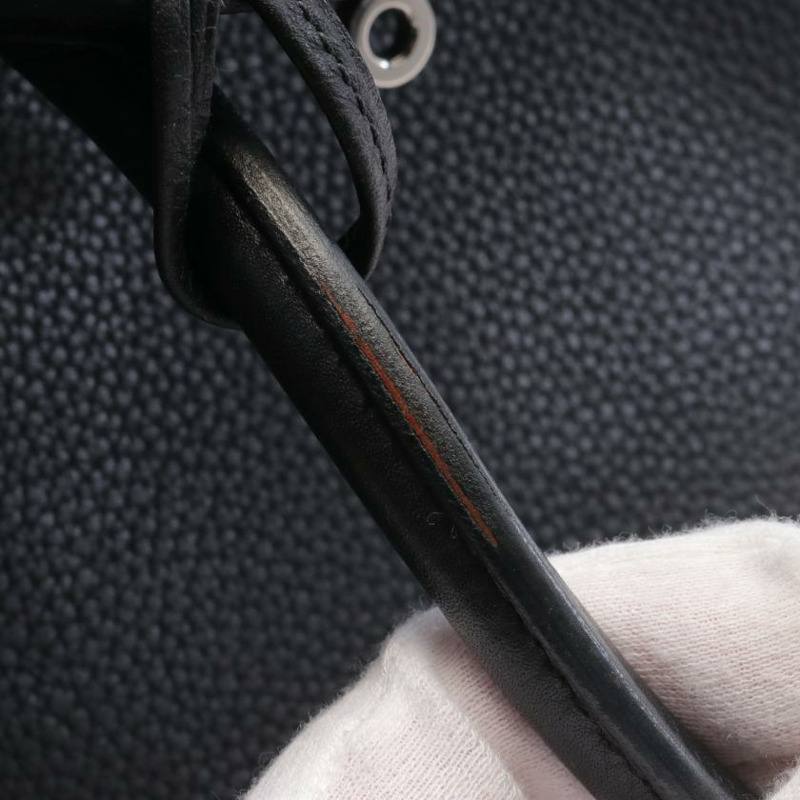 【日本直送】中古HERMES[B]Birkin 鉑金包35 手提包 Togo小公牛皮 黑色 銀色五金 □N刻印-4