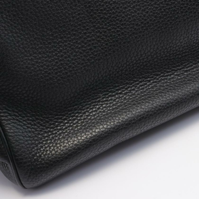 【日本直送】中古HERMES[B]Birkin 鉑金包35 手提包 Togo小公牛皮 黑色 銀色五金 □N刻印-8